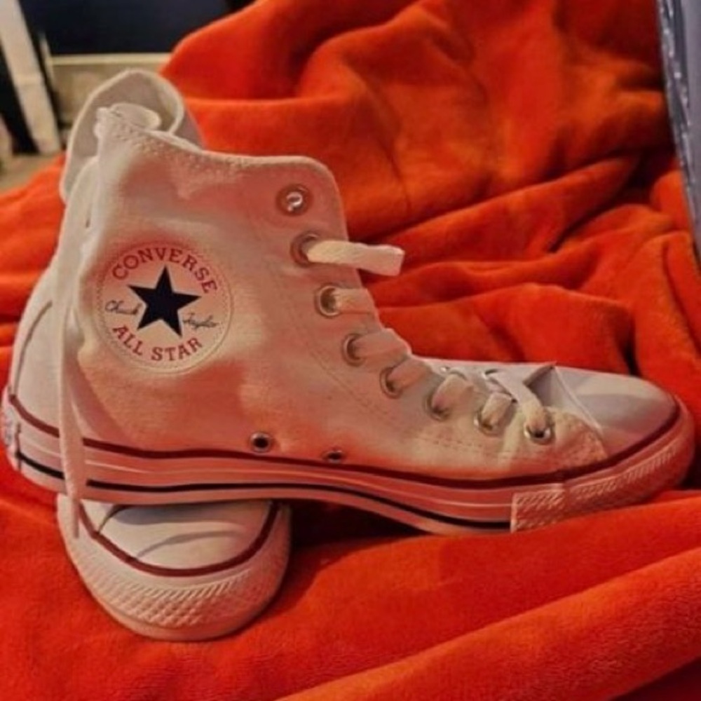 White Chuck Taylor Converse